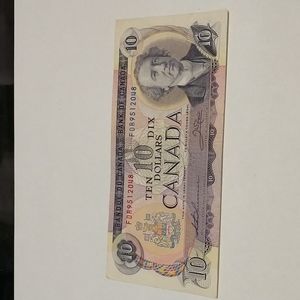 1971 Canadian $10 bill